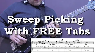 Download Sweep Picking Drills - FREE Backing Tracks \u0026 Tabs MP3