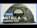 How to Install the 1-Person Folding Camping Tent with Sunshade NP10951