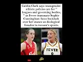 Caitlin Clark Breaks Silence on Transgender Athlete Controversy