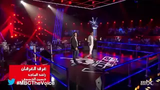 MBCTheVoice الموسم الأول قصي حاتم و ابراهيم الدواليبي غرق الغرقان 