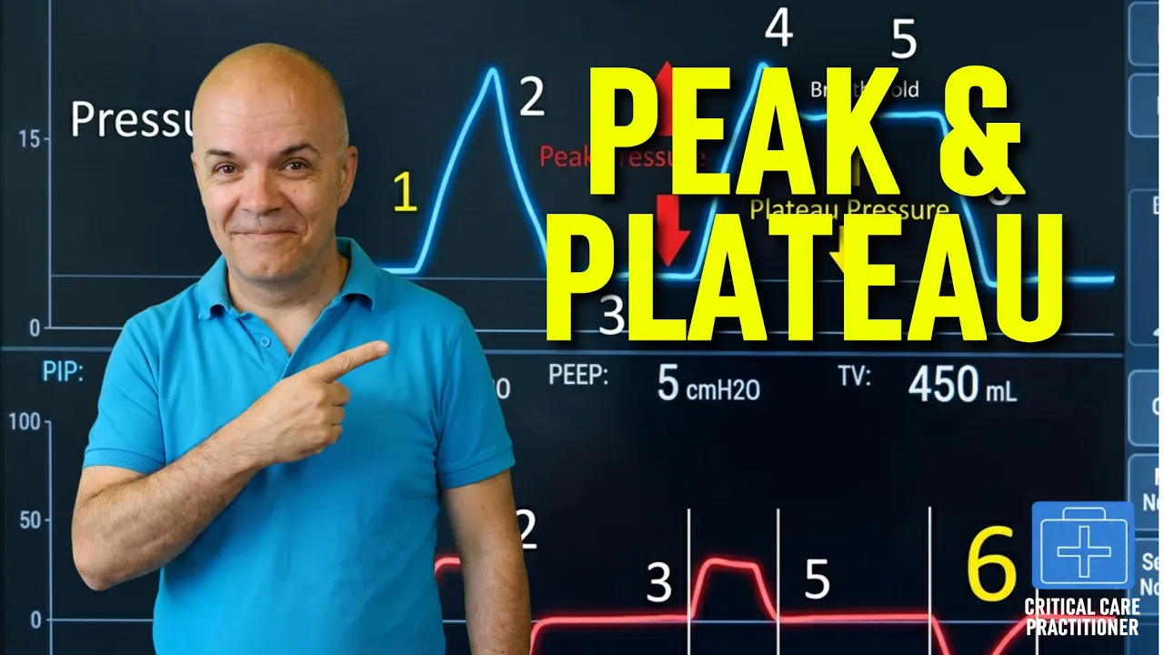 Peak vs Plateau Pressure in Mechanical Ventilation Explained