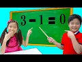 Wendy Alex and Lyndon Learn Math Numbers for the School Exam Fun Kids s