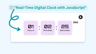 How to Build a Dynamic Digital Clock Using HTML CSS JavaScript Beginner Web Dev Project