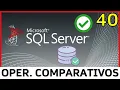 SQL Server Course - 40 Comparison Operators Transact SQL UskoKruM2010