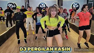 dj pergilah kasih koplo senam kreasi dangdut gerakan mudah olahraga lilac zumba