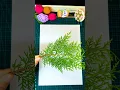Beautiful Peacock Art with Natural Leaves DIY Leaf Art