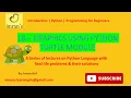 Python Tutorial for Beginners 18 Graphics Using Python Turtle Module