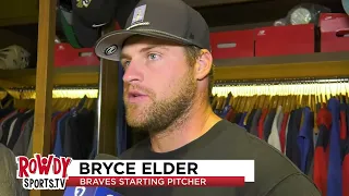 Braves starter Bryce Elder on the success of his sinker Monday night against the Giants