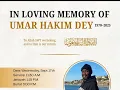Download Lagu Memorial Services and Salatul Janazah for Br. Umar Hakim-Dey