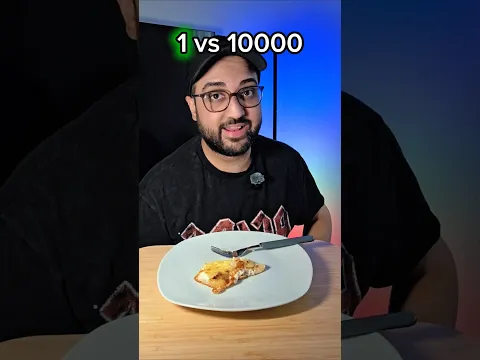 1 vs 10,000 Whisked Eggs