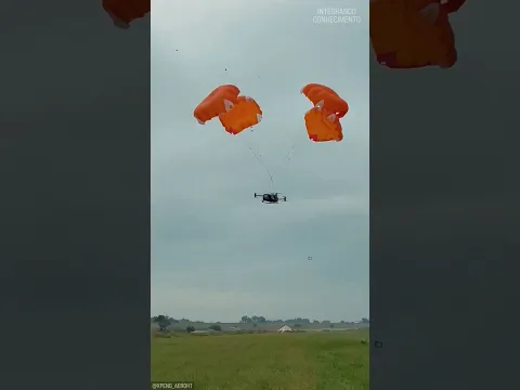 Paraquedas de carro voador