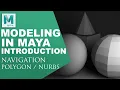 Modeling in Maya Lesson01 - Intro to Maya Navigation and Modeling Primitives