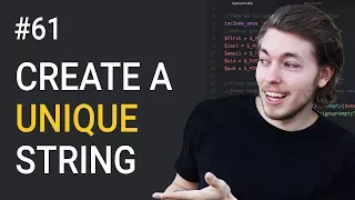 61 How to Create a Unique String in PHP Generate a Key PHP Tutorial Learn PHP Programming