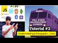 Create Heading Paragraphs Links