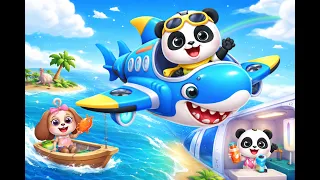 Kiki Takes Off! ✈️ Fun Airplane Adventure | Baby Panda