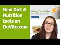 New Diet Nutrition Features on DaVita com