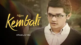 afgan kembali official lyric video 
