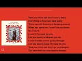 Lyrics   I Won't Let You Down Curtis Harding