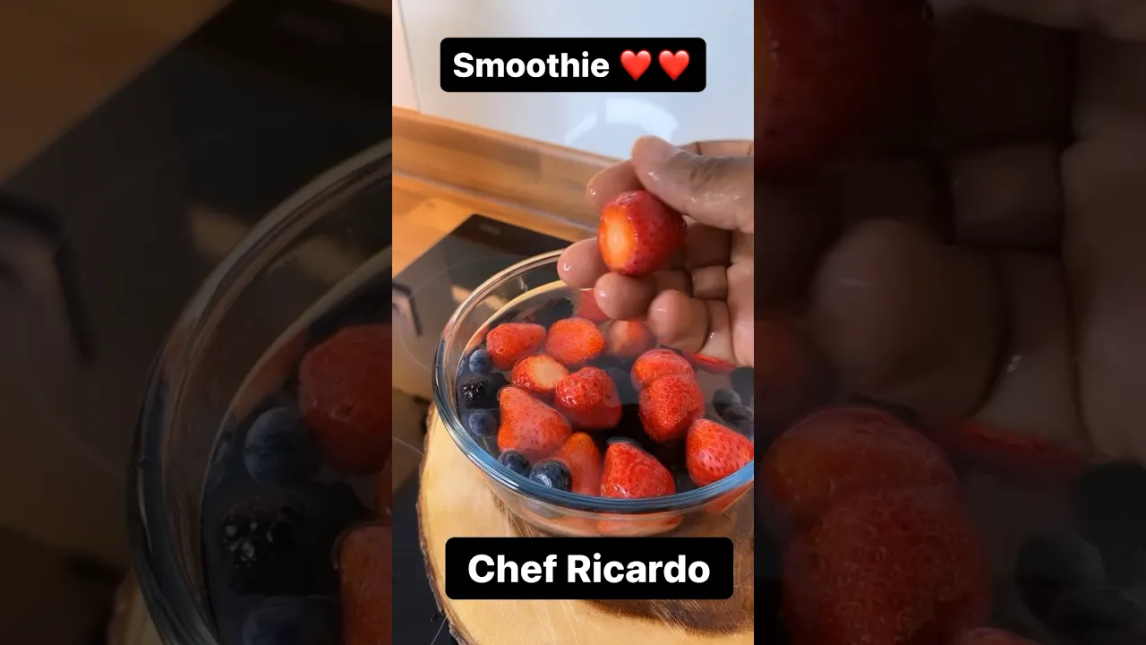 Strawberry, smoothie, sugar-free, healthy smoothie recipe #viral #shorts 