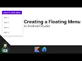 Opening a Floating Menu in Android