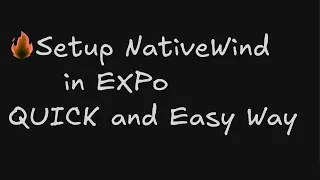 How to Set Up NativeWind in React Native Expo Tailwind CSS