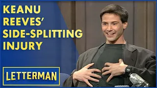 Keanu Reeves Thought He Was Going To Die Laughing Letterman