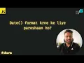 How to format dates in javascript