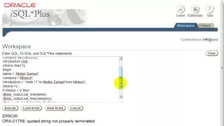 Oracle 10g PL SQL Class 9-String Function