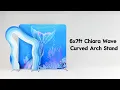 Chiara Wave Curved Arch Frame Irregular Backdrop Stand Ubackdrop