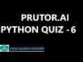 Python Quiz - 6 pythonquiz6