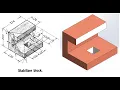 Stabilizer Block in SolidWorks SolidWorks Tutorial Part Design Part No