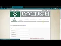 Ordering a Transcript from IvyTech