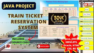 Train Ticket Reservation System Java Project With Source Code Step by Step Guide on Setup
