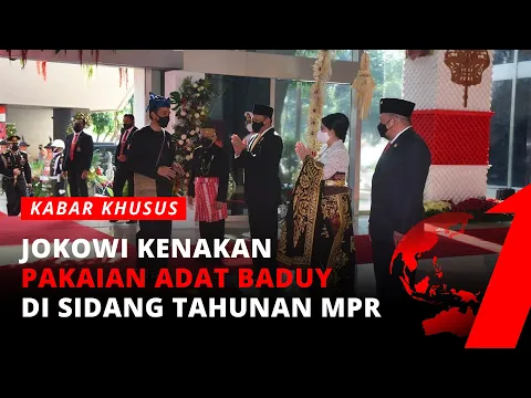 Presiden Jokowi Kenakan Pakaian Adat Baduy di Sidang Tahunan MPR