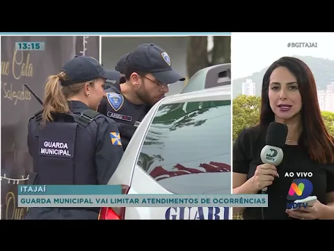 Guarda municipal de Itajaí vai limitar atendimentos de ocorrências