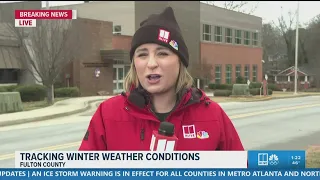 Tracking winter weather conditions as GEMA prepares for icy conditions