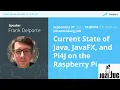Current state of Java JavaFX and Pi4J on the Raspberry Pi