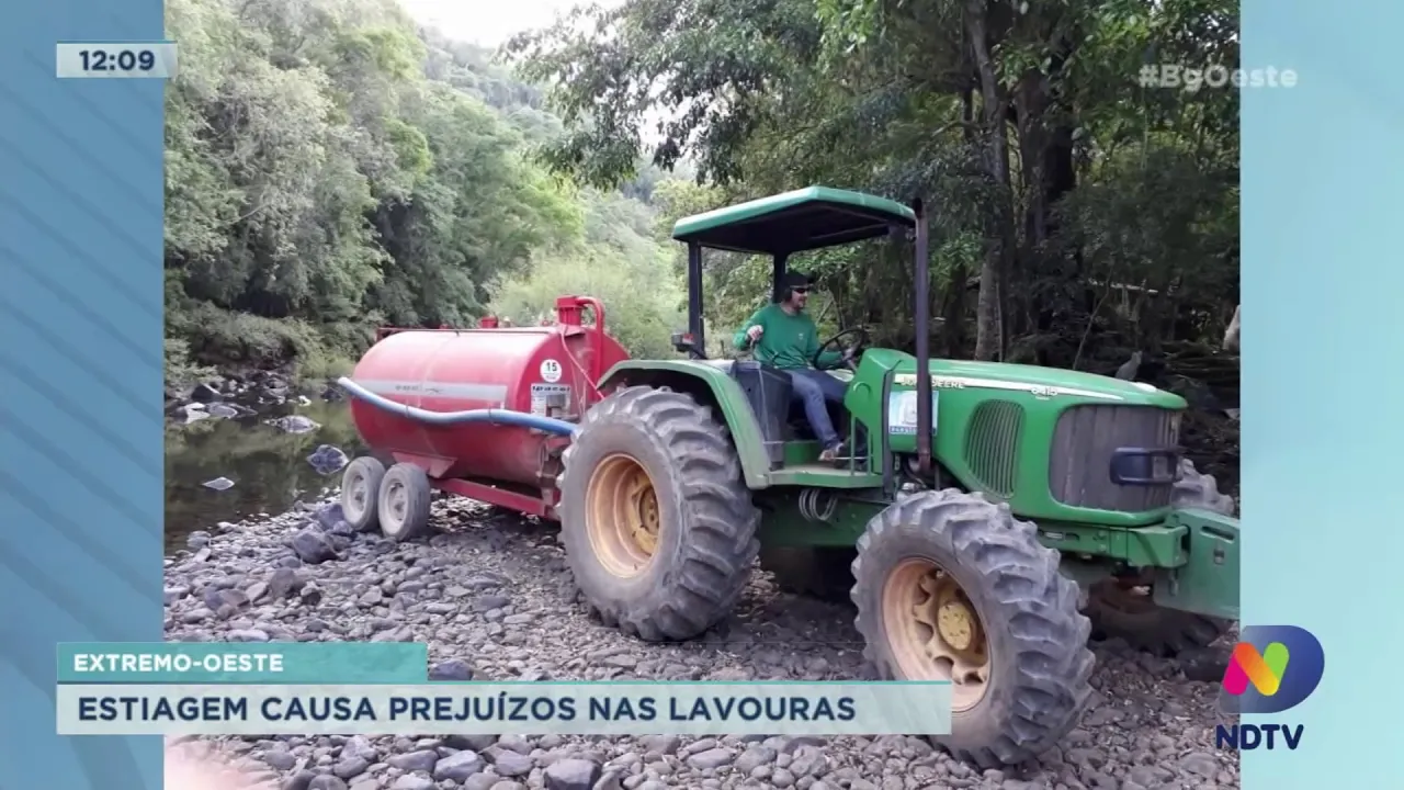 Extremo Oeste: Estiagem causa prejuízos nas lavouras