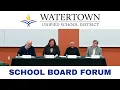 WUSD School Board Forum - March 17 2026