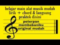 membebaniku - peterpan , lirik chord asli original , mudah belajar tab gitar