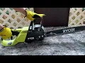 Ryobi Battery Chainsaw - Instructions Testing and Unbiased Review RY 40580 18 bar 5 0 AH 40V