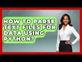 How To Parse Text Files For Data Using Python Python Code School News