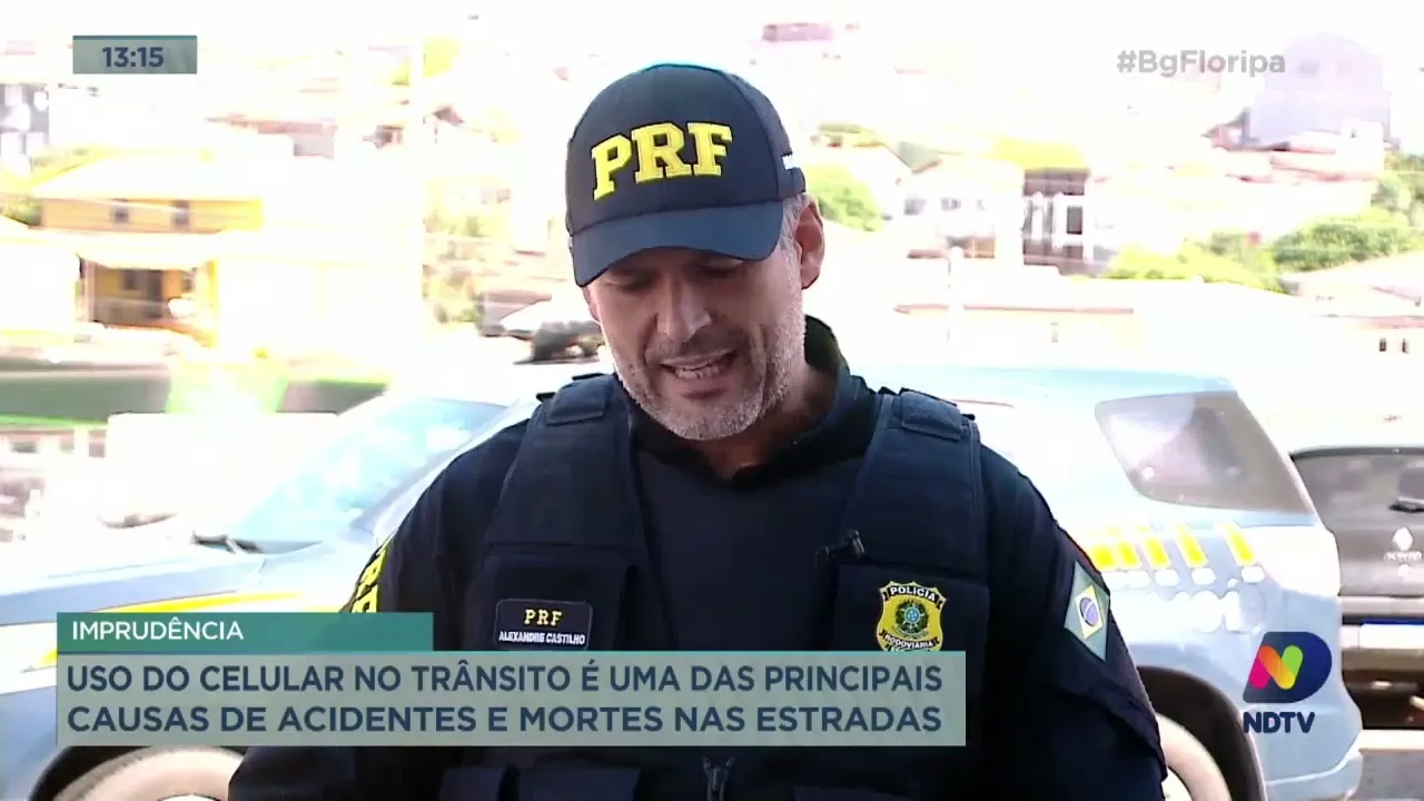 Uso do celular no trânsito é uma das principais causas de acidentes e mortes nas estradas