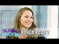 Ronda Rousey Reveals How to Mean Mug Talk Stoop