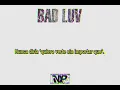 Download Lagu [Sub Esp] BAD LUV - THE RAMPAGE from EXILE TRIBE