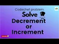 Solve Decrement or Increment Problem in Codechef Python
