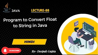 Core Java part88 Java Program to Convert Float to String Step by Step Tutorial