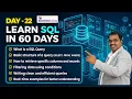 22 SQL Server Writing Queries