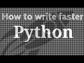 How to write faster Python - Codersvilla