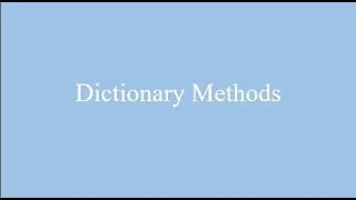 Python Dictionary Methods A Step-by-Step Tutorial 31 CodiesBuddies